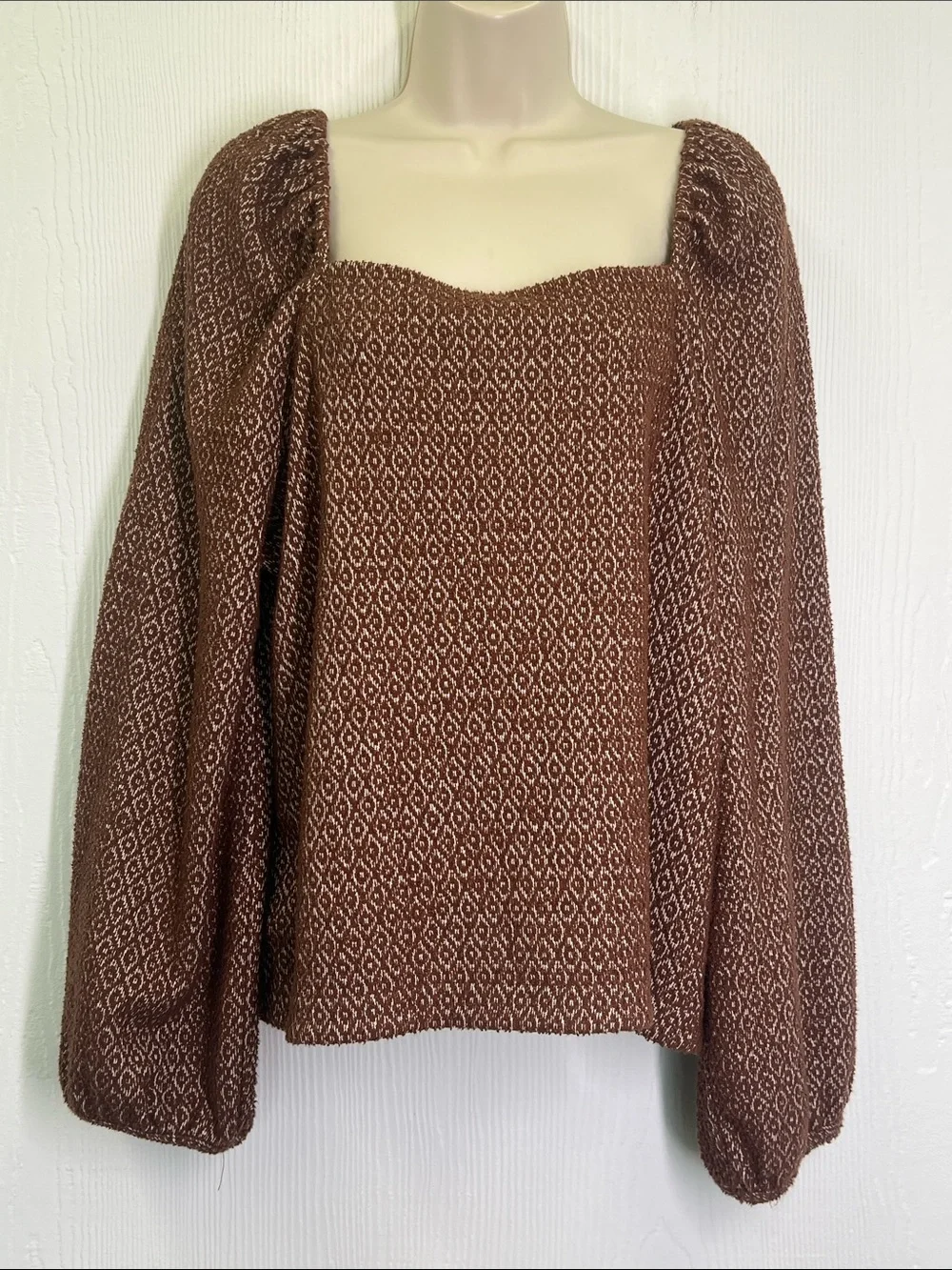 Madewell jacquard brown